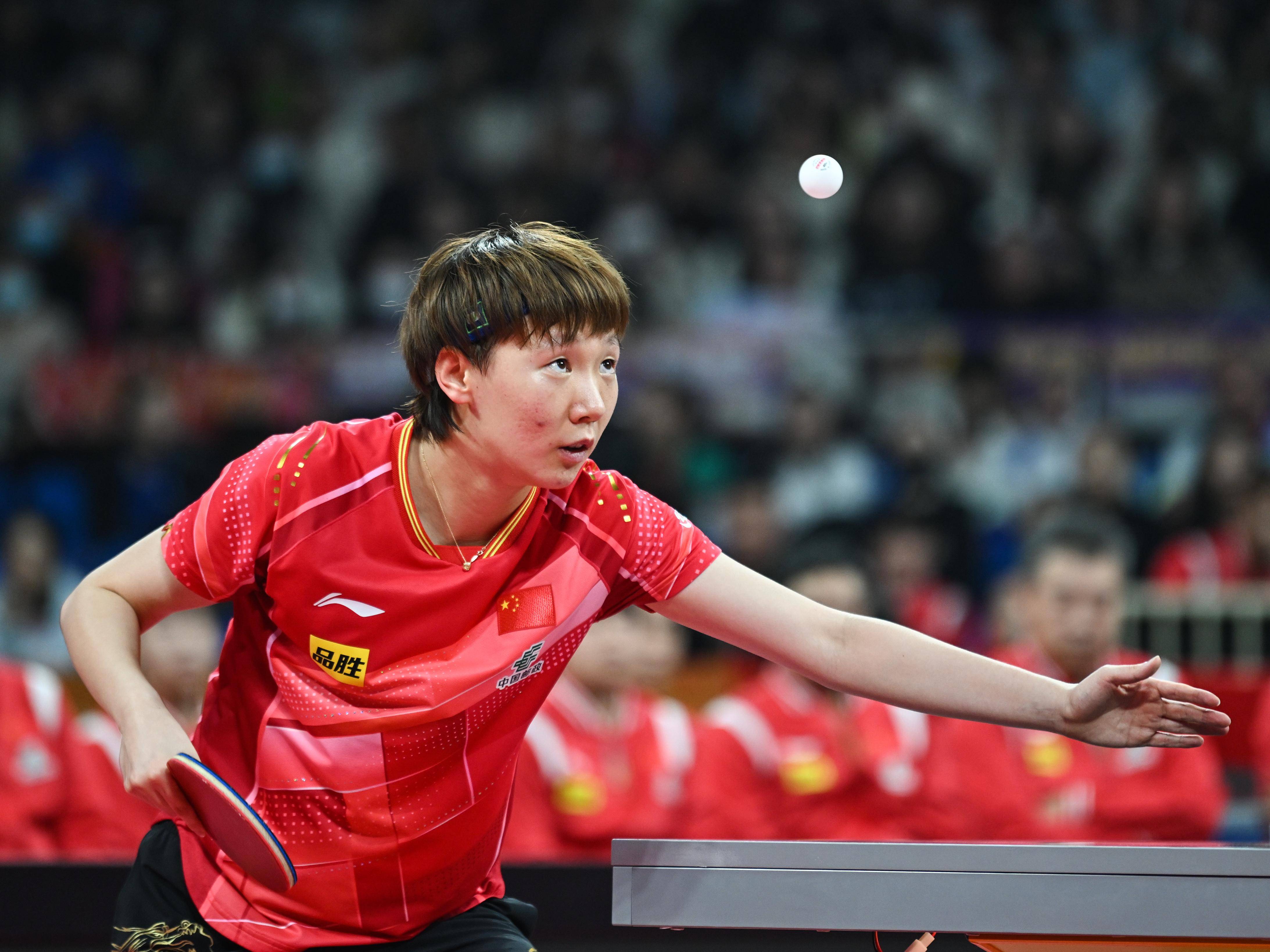 乒乓球比赛中,中国选手表现出色 乒乓球比赛中,中国选手表现出色